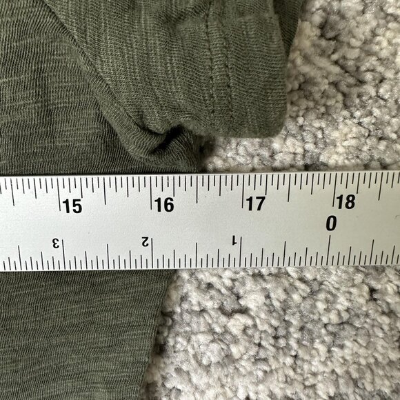 Theory Shirt Womens Small Green Tiny Tee 2 Nebulous P Fitted Cotton Crewneck - Picture 2 of 6